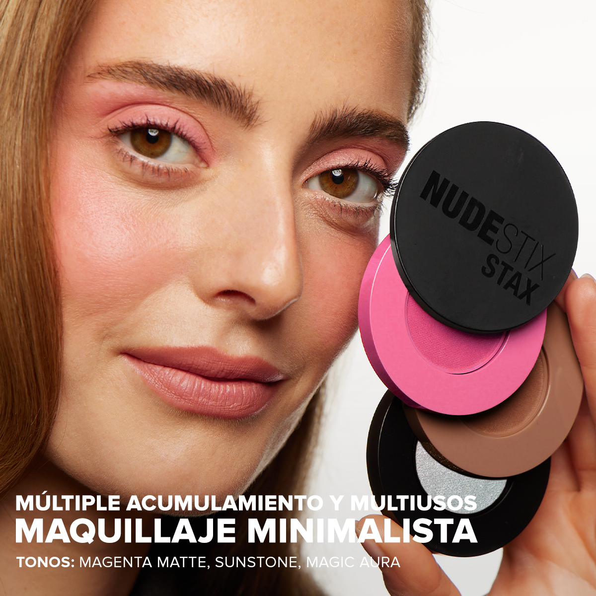 NUDESTIX SUNPINK GLOW STAX SET (SET DE MAQUILLAJE)